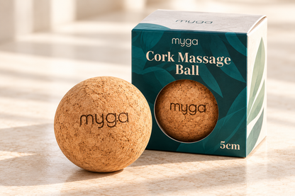 Balle Fascia MYGA en liège naturel 5 cm – Massage ciblé