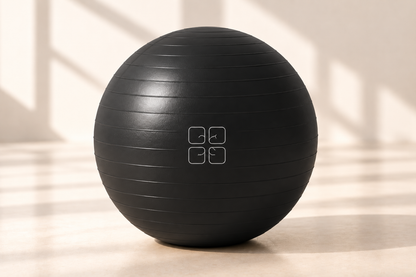 Ballon Pilates noir 22 cm Athletic Bird – mobilité, stabilité et renforcement