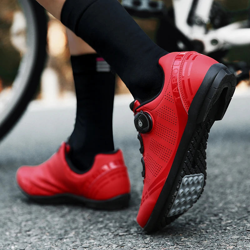 chaussure velo route-rouge