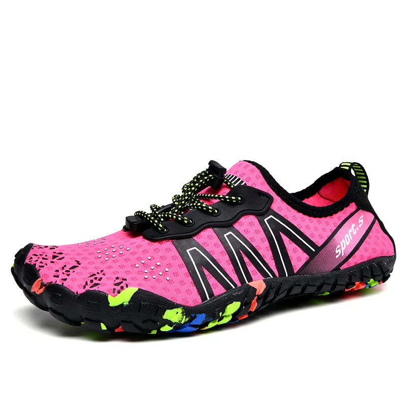chaussures d'eau rose