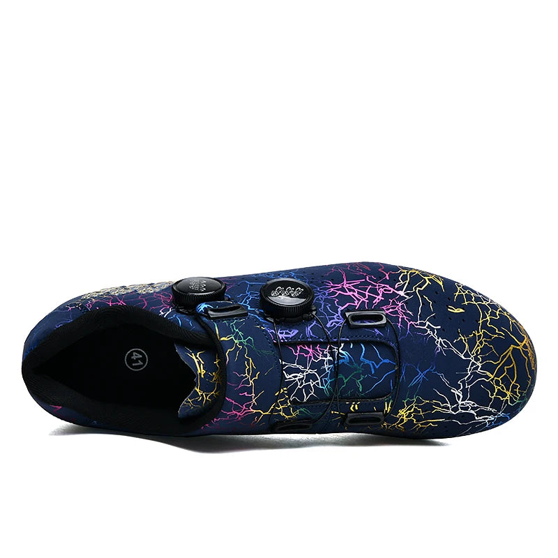 VTT noir - taille 41 - Chaussures de vélo hors route pour hommes et femmes, baskets de vitesse