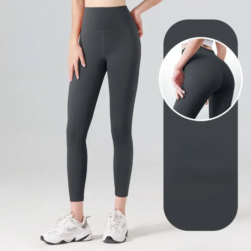 legging yoga femme gris