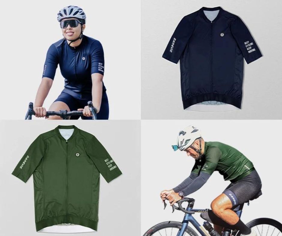 maillot pour velo mixte
