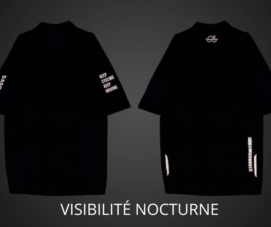 maillot velo reflechissant
