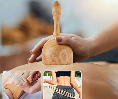 outils de massage en bois