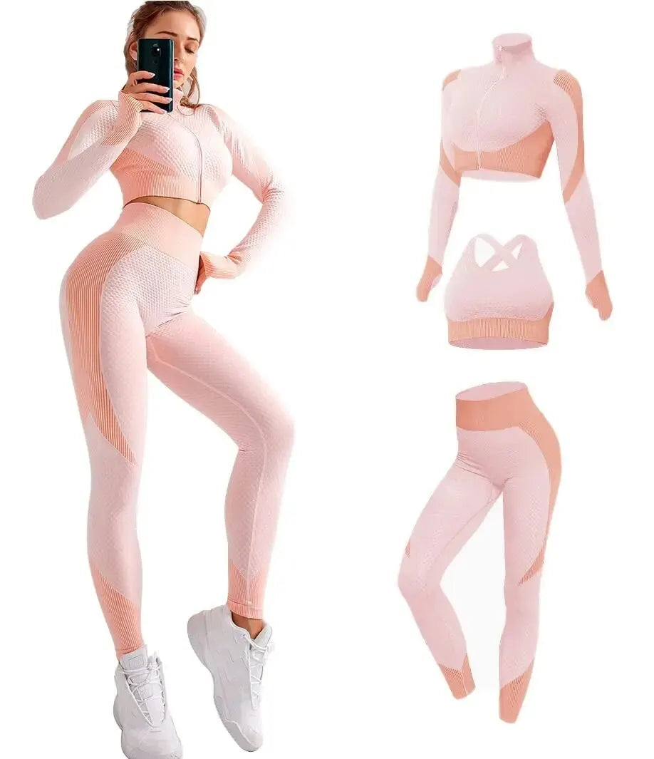 tenue femme fitness rose