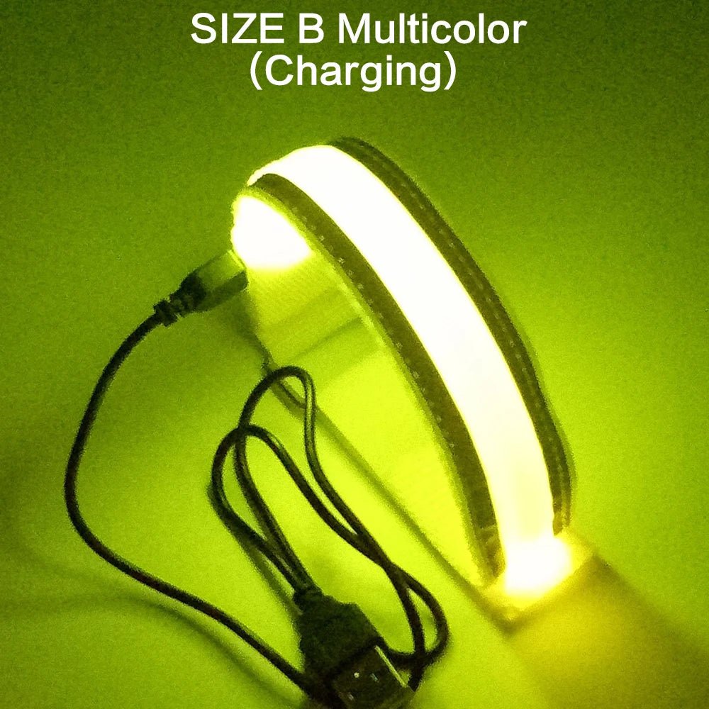 bracelet lumineux jaune