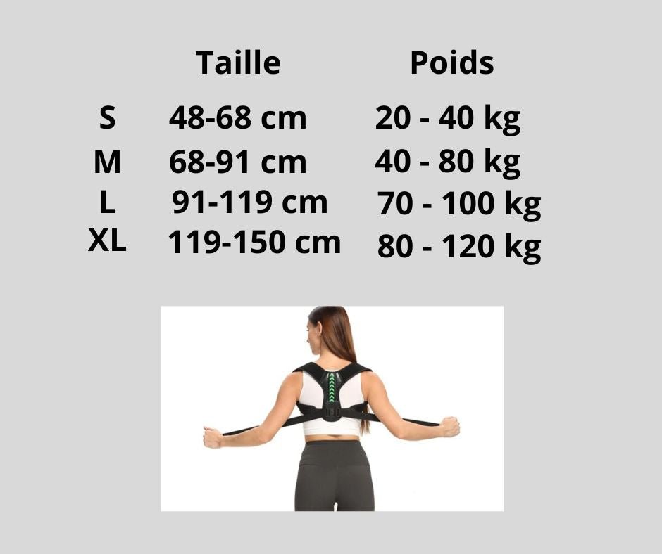 Ceinture dorsale | CorrectBelt™ - let's go sport