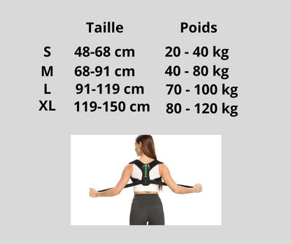 Ceinture dorsale | CorrectBelt™ - let's go sport